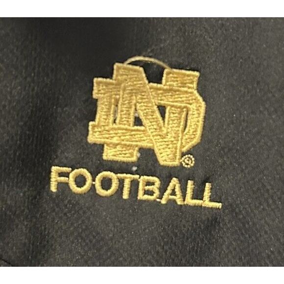 Vintage Adidas Climawarm Jacket/vest Notre Dame Fighting Irish Men's No Tag Sz - Picture 3 of 10